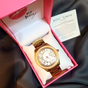 XOX 💋 Betsey Johnson Rose Gold Watch ⌚